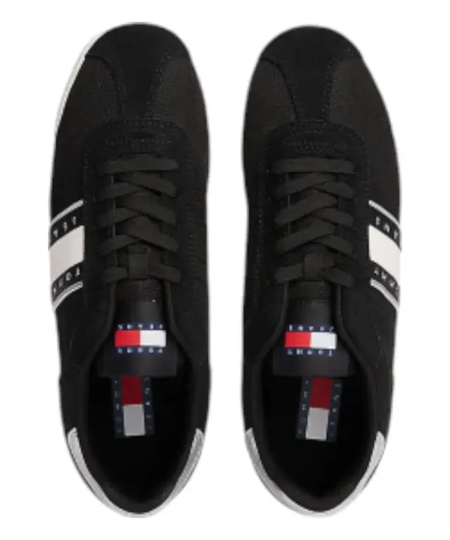 Tommy Hilfiger - Γυναικεία Sneakers Th Low‑Top Runner EN0EN02706-BDS Μαύρο 2