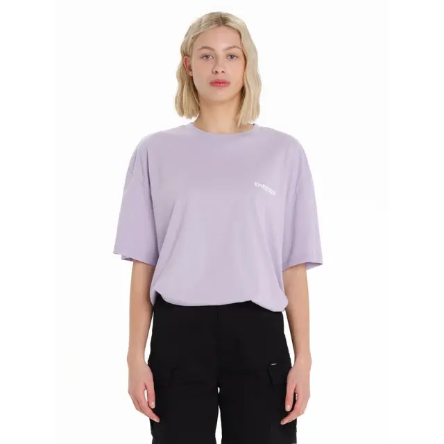 Emerson Women's S/S Oversized T-Shirt (261.EW33.64-Levender Blue) - Μώβ