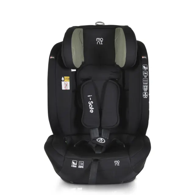 Moni Isafe Καθισματάκι Αυτοκινήτου i-Size με Isofix Green 9-36 kg 3801005151554 3