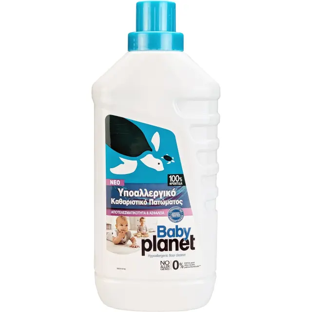 Baby Planet Υποαλλεργικό Καθαριστικό Πατώματος με Άρωμα Πούδρας 1000ml