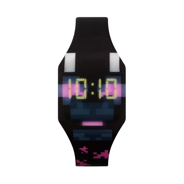 Disney Led Ρολόι Minecraft Black