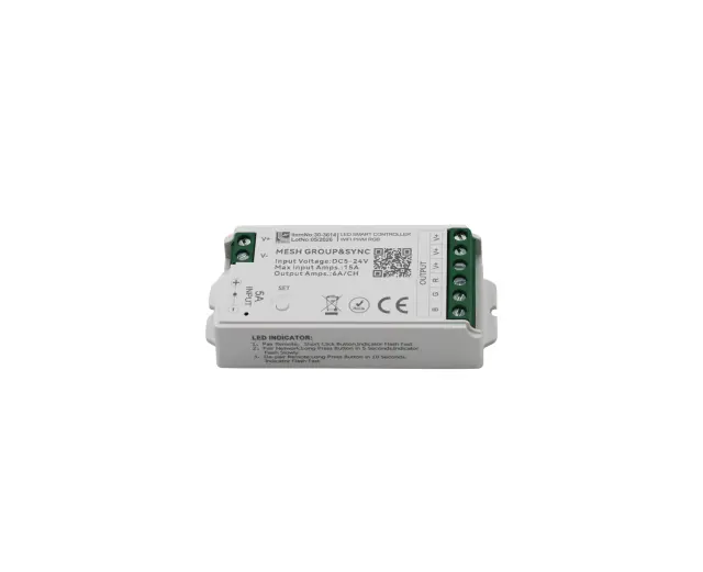 ΜΗΧΑΝΙΣΜΟΣ CONTROLLER TUYA SMART WiFi RGB 180W/12V 360W/24V 15A