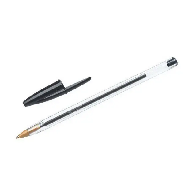 Στυλό Διαρκείας BIC Cristal 1.0 mm (Μαύρο) (847822) (BIC847822)