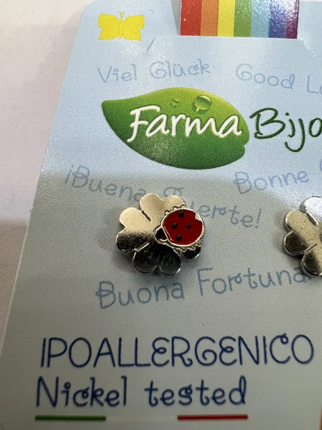 Farma Bijoux, Υποαλλεργικά Σκουλαρίκια Χωρίς Νικέλιο Λουλουδάκι-Πασχαλίτσα 2