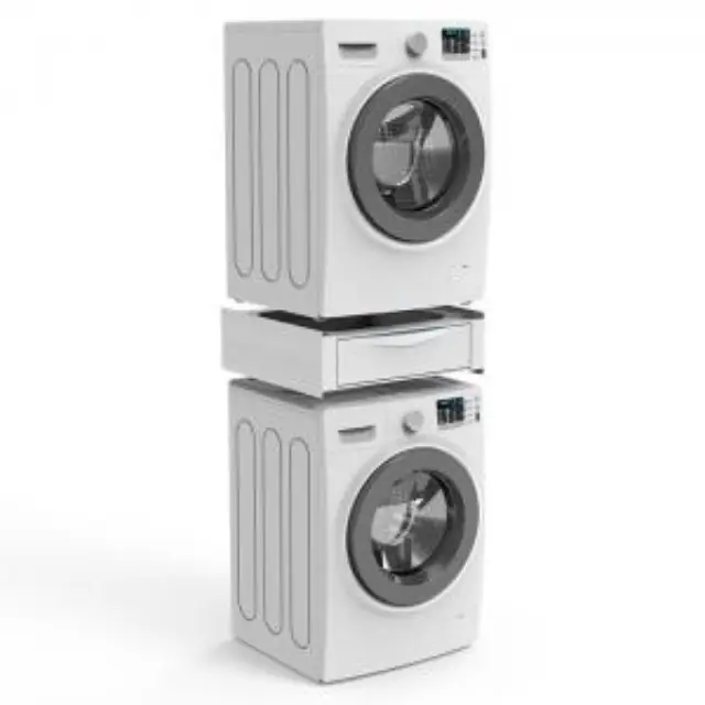 Meliconi Torre Base Extra L60 070-0599 Συνδετικό Πλυντηρίου/Στεγνωτηρίου από Μέταλλο με Συρτάρι 55x60εκ. 2