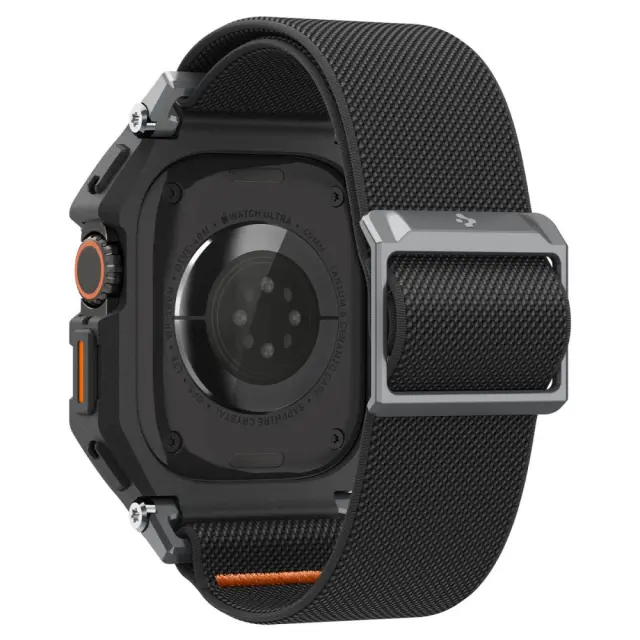 SPIGEN LITE FIT PRO & TEMPERED GLASS APPLE WATCH ULTRA 1 / 2 / 3 (49 MM) MATTE BLACK 2