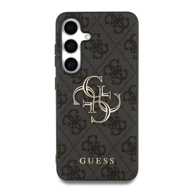 Guess PU 4G Metal Logo Case for Samsung Galaxy S25 Grey 3