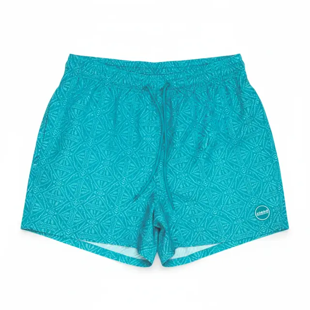 Losan Ανδρικό Μαγιό Shorts Εμπριμέ Τιρκουάζ - XL 2