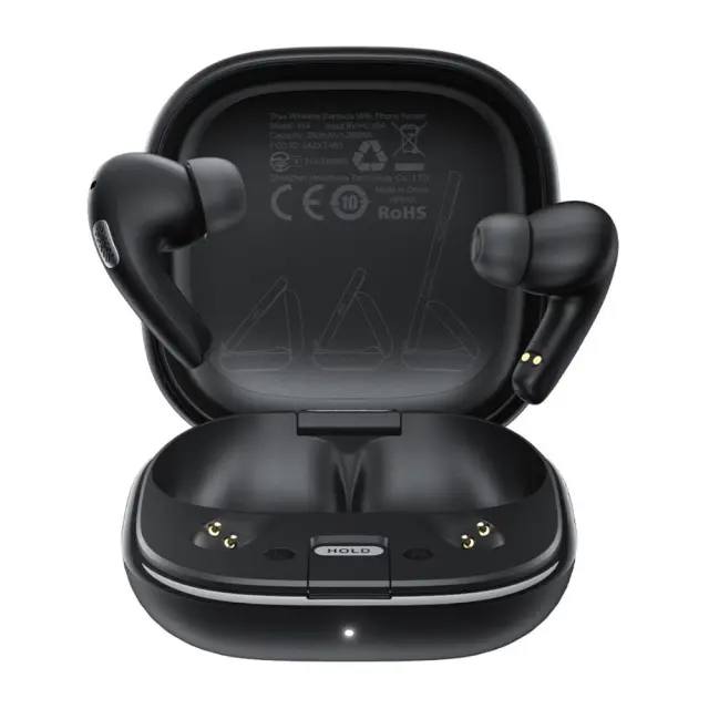Wireless Hands Free Acefast W4 v5.4 350mAh TWS ENC AI-Μείωση Θορύβου IPX4 με Ultra-thin Θήκη Φόρτισης/Βάση Στήριξης Μαύρα 3
