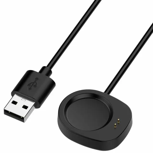 Magnetic Καλώδιο Φόρτισης με USB-A για Xiaomi Amazfit T-Rex 3- Black OEM