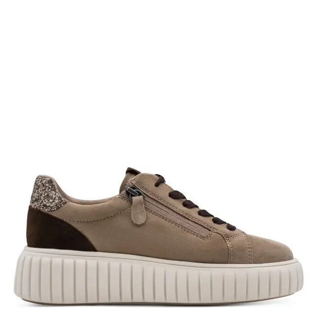 Sneaker δερμάτινο Comfort Tamaris - 38 3