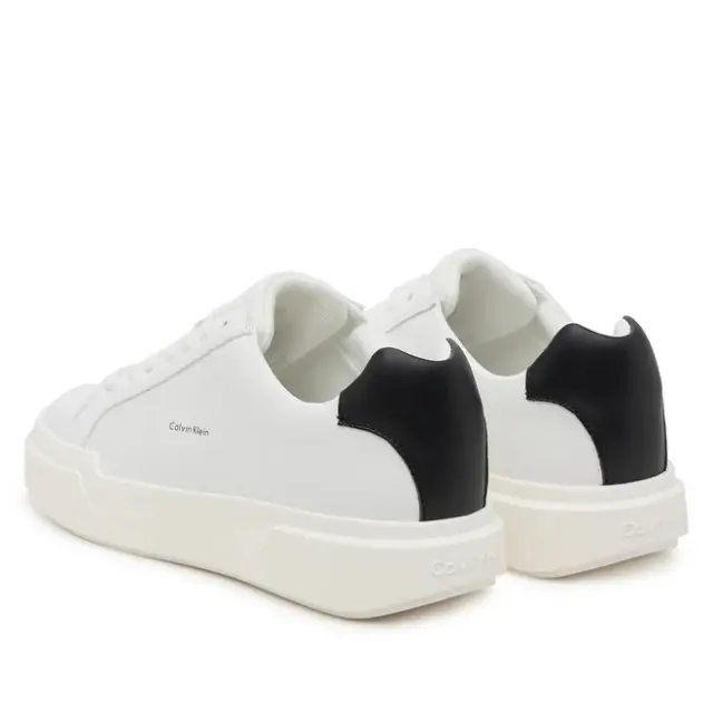 Calvin Klein - Γυναικεία Sneakers Chunky Cupsole Laceup Lth Wn YW0YW01947-01W Λευκό - 39 3