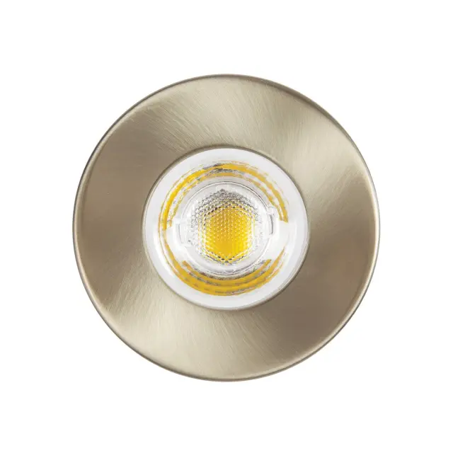 Woof 03058/MC Σποτ στρογγυλό σταθερό IP65 ø8.5cm νίκελ ματ Nickel