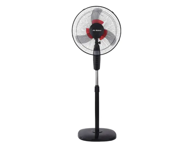 Ανεμιστήρας δαπέδου Jager (ATSF-1621HB) 40cm - 50W - 3 ταχύτητες - Black/RedATSF-1621HB