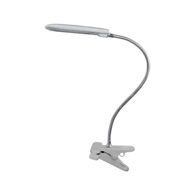 LED ΓΡΑΦΕΙΟΥ 5W ΓΚΡΙ 4000K+ΣΠΙΡΑΛ+ΚΛΙΠ 230V 7,5X11,5XH43,5CM BAZ2 / 15205LEDGYC