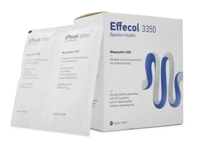 Epsilon Health Effecol 3350 Οσμωτικό Υπακτικό για την Αντιμετώπιση της Περιστασιακής & Χρόνιας Δυσκοιλιότητας, 24 sachets x 13.3gr 3