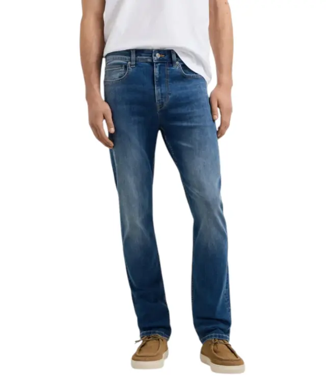 Pepe Jeans - Ανδρικό Παντελόνι Hatch Slim Fit Mid-Rise PM2083988-000 Μπλε