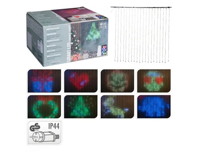 Διακοσμητικός Φωτισμός (AGB100000) με 400 Φωτάκια RGB LED - 2m AGB100000 2