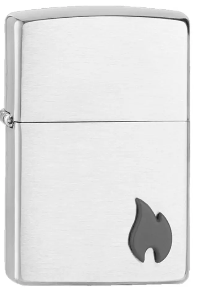 ZIPPO Αναπτήρας - Emblem Attached Brushed Chrome (2007964)