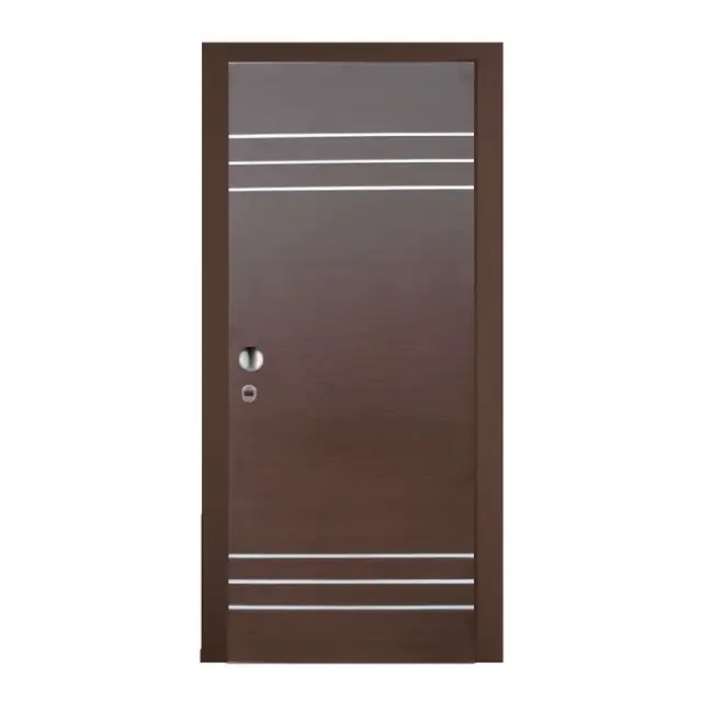 Θωρακισμένη πόρτα με επένδυση Laminate ΚΠ 122 Κατασκευαστική