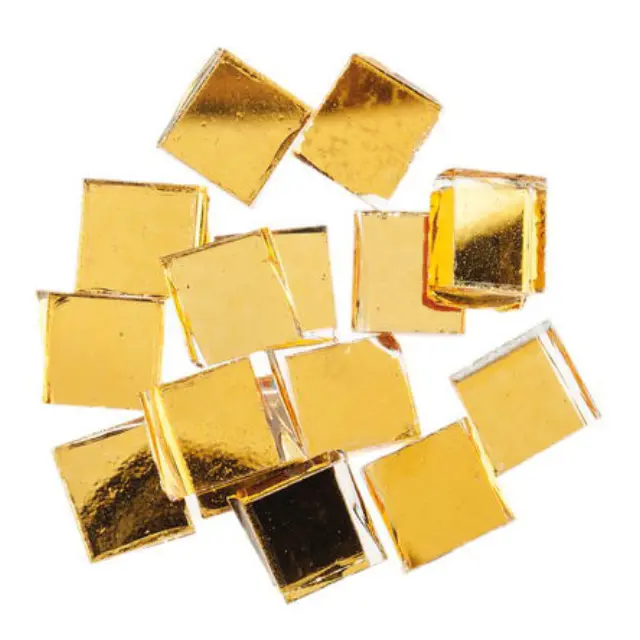 Ψηφίδες Καθρέφτης Χρυσός 20x20mm/3mm - 125gr