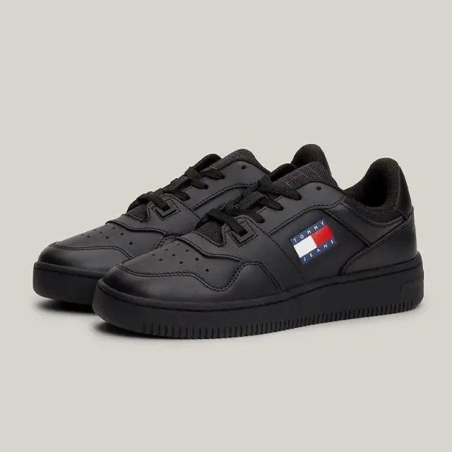 Tommy Hilfiger - Γυναικεία Sneakers Retro Basket EN0EN02505-BDS Μαύρo - 41 3