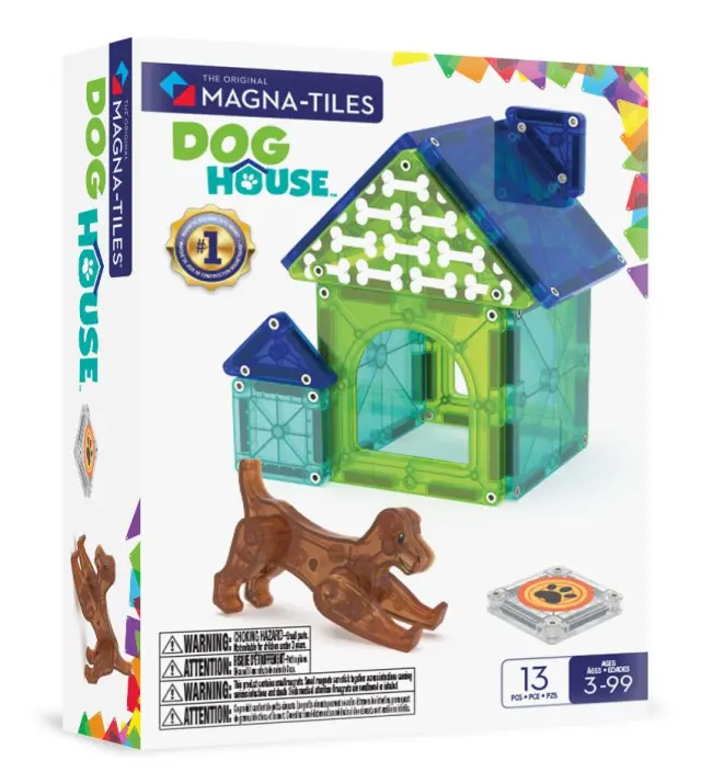 Magna-Tiles Μαγνητικά Πλακίδια Dog House 13 Κομμάτια (3+ ετών) 252013DH