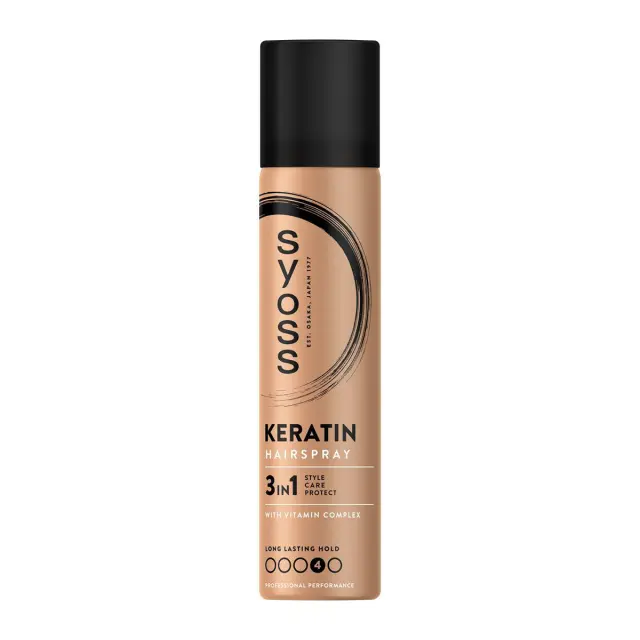 Syoss Hairspray Keratin 3in1 Travel Size 75ml