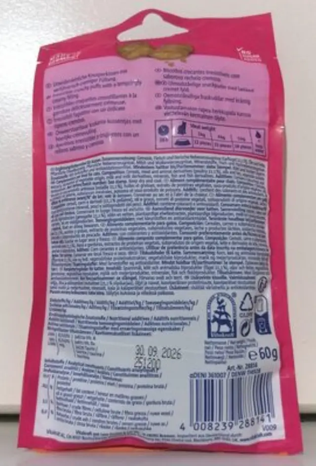Vitakraft Crispy Crunch Τραγανή Λιχουδιά με Κοτόπουλο 60gr Μονόχρωμο 2