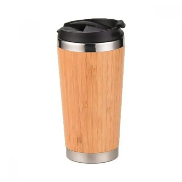 Ola Bamboo Μπουκάλι Θερμός Από Φυσικό Μπαμπού 450ml