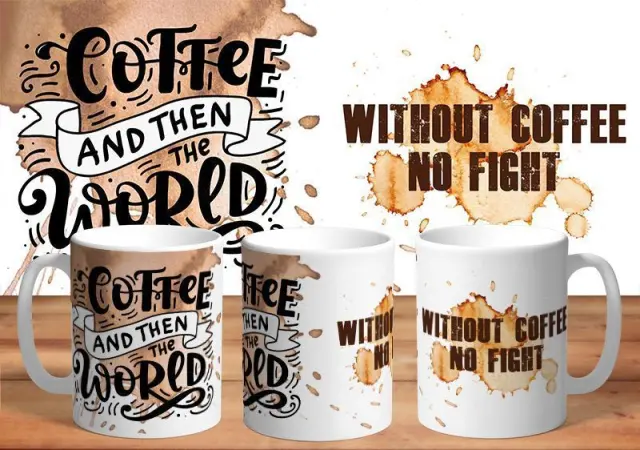 Κούπα COFFEE 1Κούπα κεραμική 330ml λευκη με συσκευασία δώρου " (COFFEE 15)