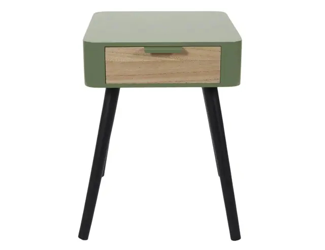 Κομοδίνο Home Deco Factory με διαστάσεις 35x40x48cm - Khaki Green HD7338 2