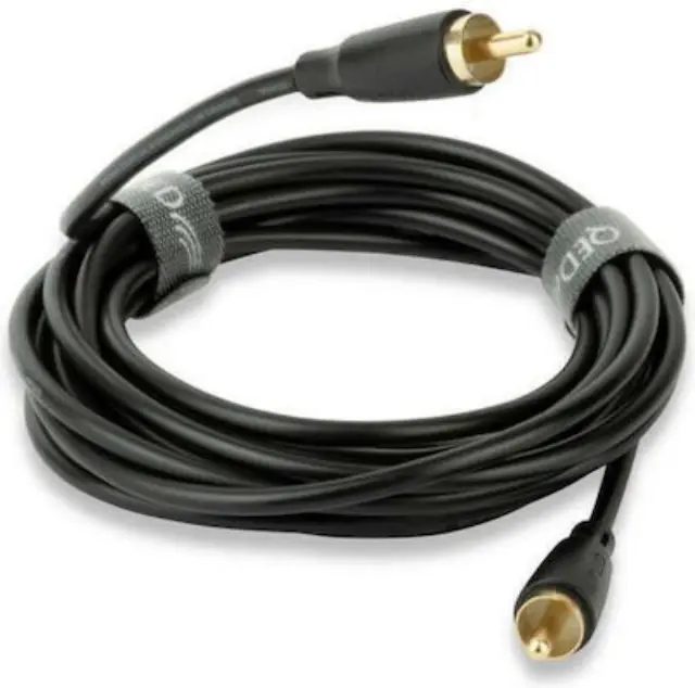 QED® Καλώδιο RCA male - RCA male Μαύρο 6m (QE8147)