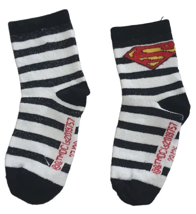 Παιδικές Κάλτσες Superman Black White 7120228 - 23-26 2