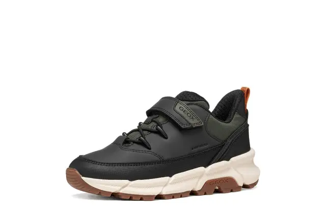 Παιδικό Παπούτσι για Αγόρι Geox J Flexyper Abx Boy Black (Μεγέθη 28-36) ΜΑΥΡΟ 3
