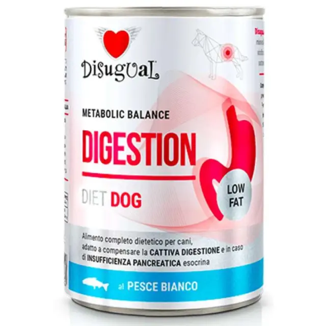 Disugual Digestion Diet Dog Λευκά Ψάρια 400gr Μονόχρωμο