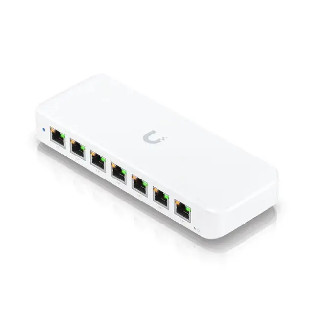 Ubiquiti Unmanaged Switch L2 PoE+ 8Ports (1Gbps) (USW-Ultra-210W)
