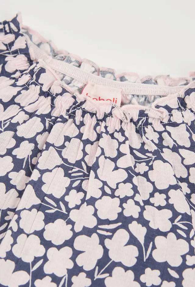 Boboli Viscose μπλούζα floral για κορίτσι 713012-9794 3
