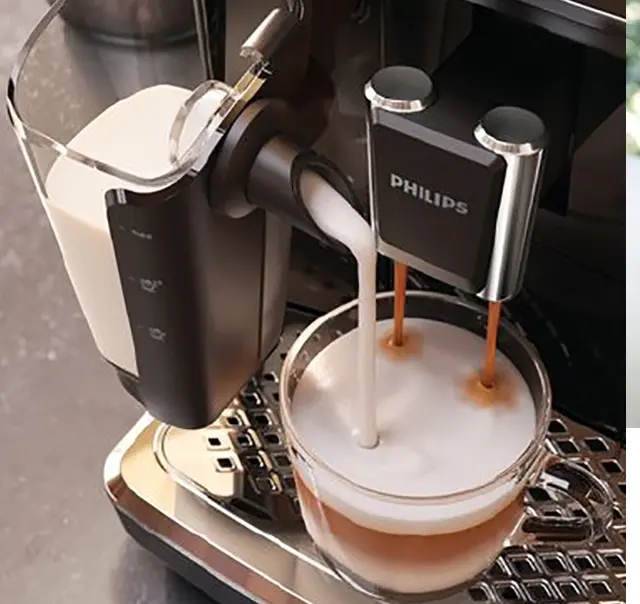 Philips EP2230 Series 2200 Αυτόματη Μηχανή Espresso 1500W Πίεσης 15bar για Cappuccino με Μύλο Άλεσης Μαύρη 2