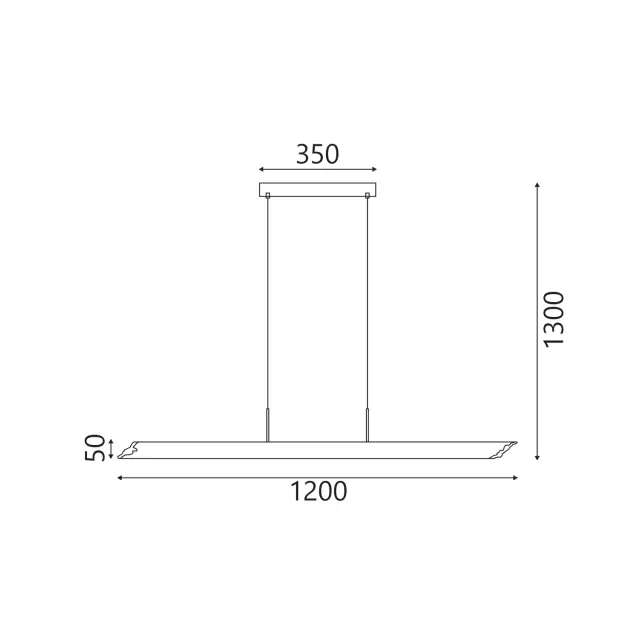 ΚΡΕΜΑΣΤΟ ΦΩΤΙΣΤΙΚΟ LED ACA KY011EC92 RUNO ΜΑΤ ΑΣΗΜΙ ΑΛΟΥΜΙΝΙΟ + ΣΙΛΙΚΟΝΗ 20W 2800K-3200K-4000K 900LM IP20 L1200XW60MM / KY011EC92 3