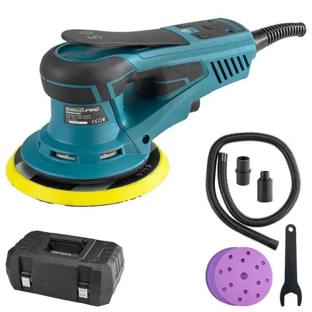 Bormann Pro BSS5300 - Τριβείο Έκκεντρο Brushless Με Σύστημα Αναρρόφησης 350W (048220) 2