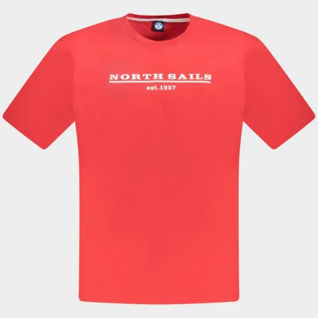 Αντρικό T-shirt North Sails 996022000_RO0230 Κοκκινο - 2XL