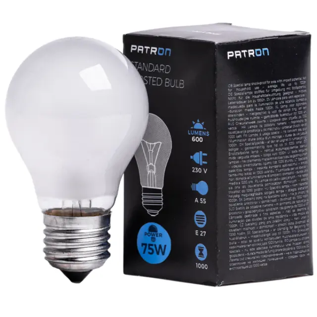 Incandescent Bulb E27 75W A55 230V FR