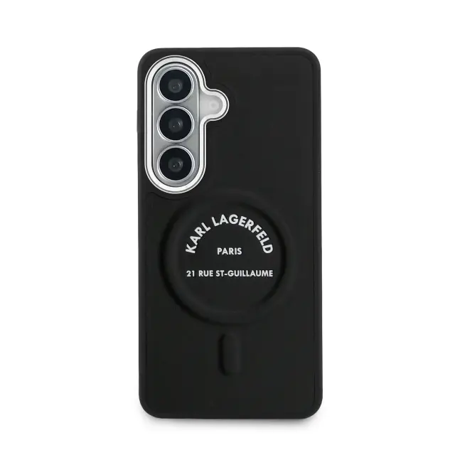 Karl Lagerfeld PU RSG Logo Magnetic Case for Samsung Galaxy S26 Black 3
