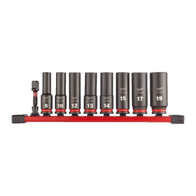 Milwaukee 4932480455 - ΚΑΡ/ΚΙΑ ΚΡΟΥΣΗΣ ΜΑΚΡΙΑ SHW 3/8'' SET 9τμχ MW 3