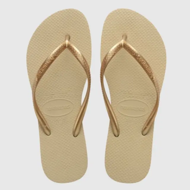 Σαγιονάρα Havaianas Slim 4000030-2719 Χρυσό - 35-36