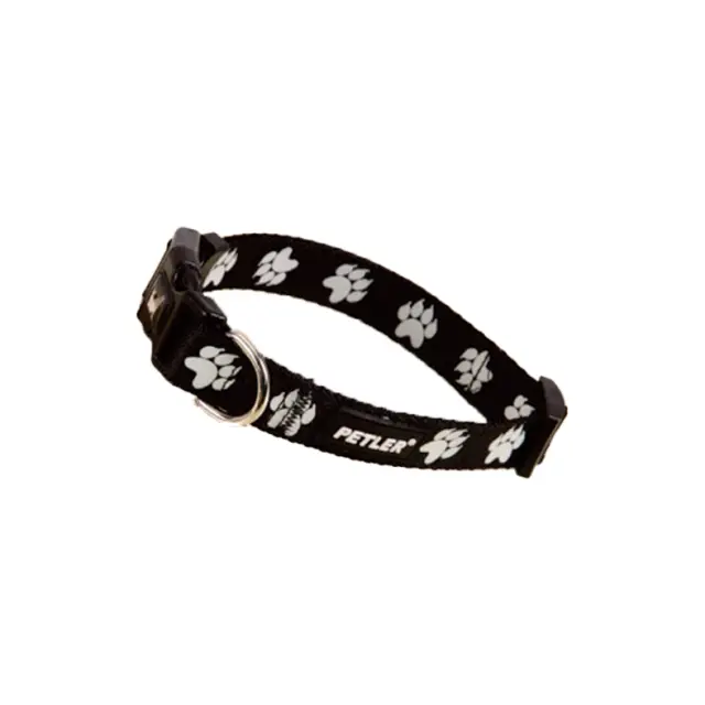 Petler Περιλαίμιο Σκύλου Shining Black Paw Large 2.5/40-70cm
