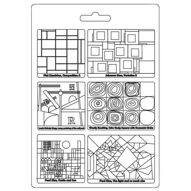 Εύκαμπτο Καλούπι για Σαπούνι-Γύψο - 21x29.7cm - Bauhaus Square