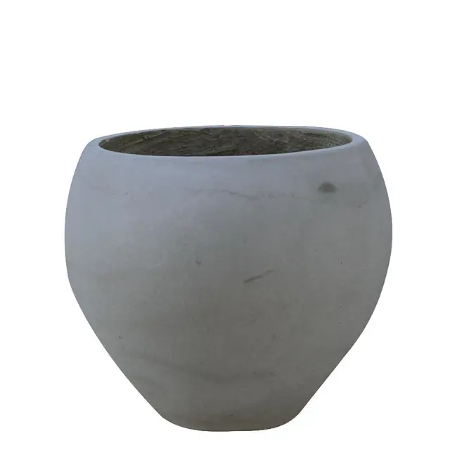 Γλάστρα Γκρι Τσιμέντο Φ55x40cm