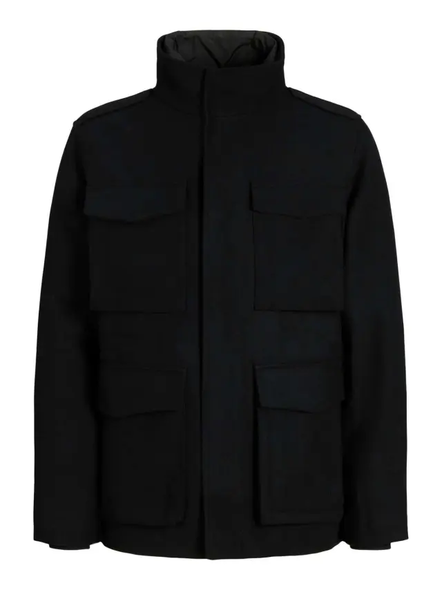 JPRCCALEX WOOL BLEND FIELD JACKET SN Black
